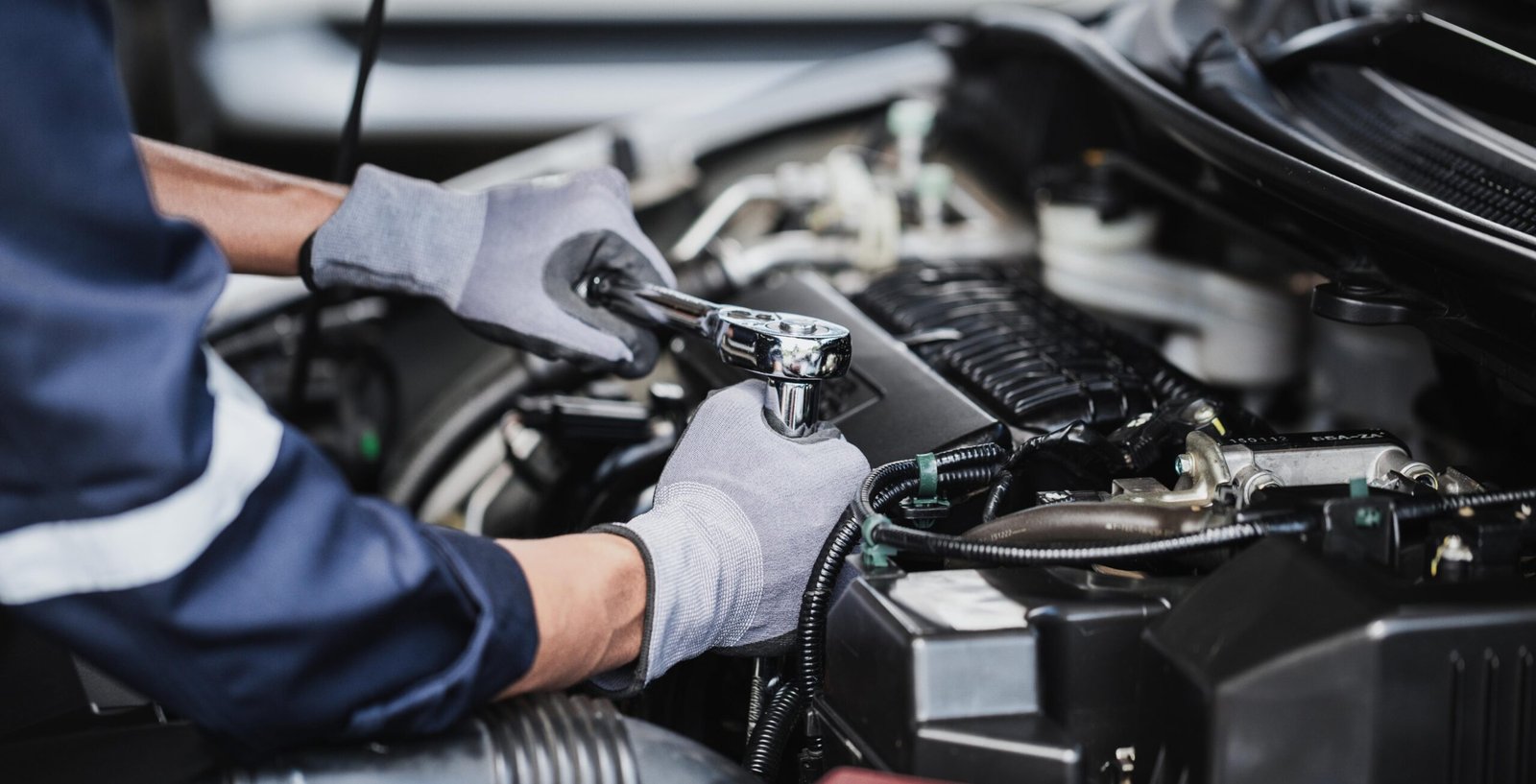 Truck part being checked for correct fitment