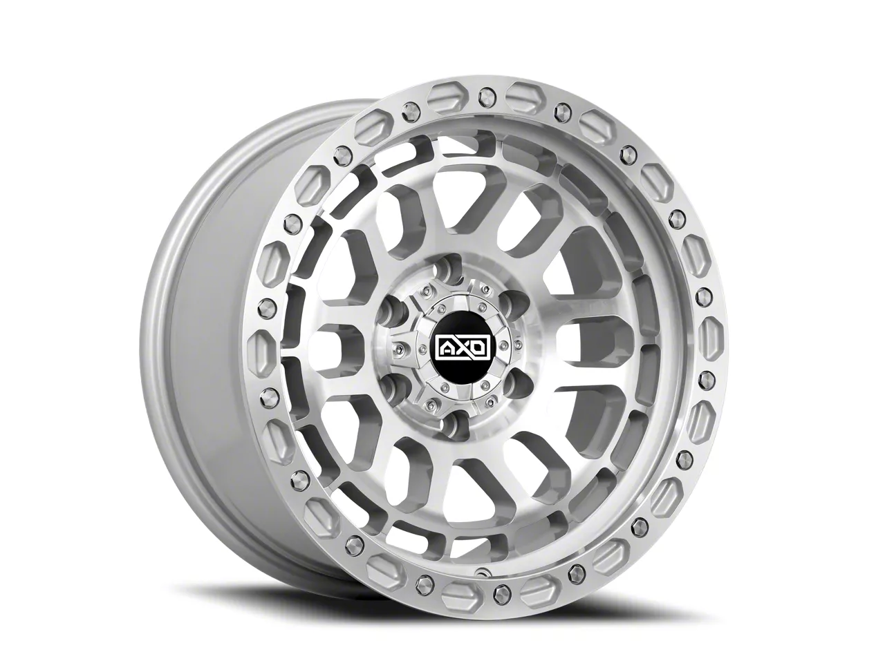 AXD Offroad AS4 Machine Face Silver 20x9 F-150 Wheel