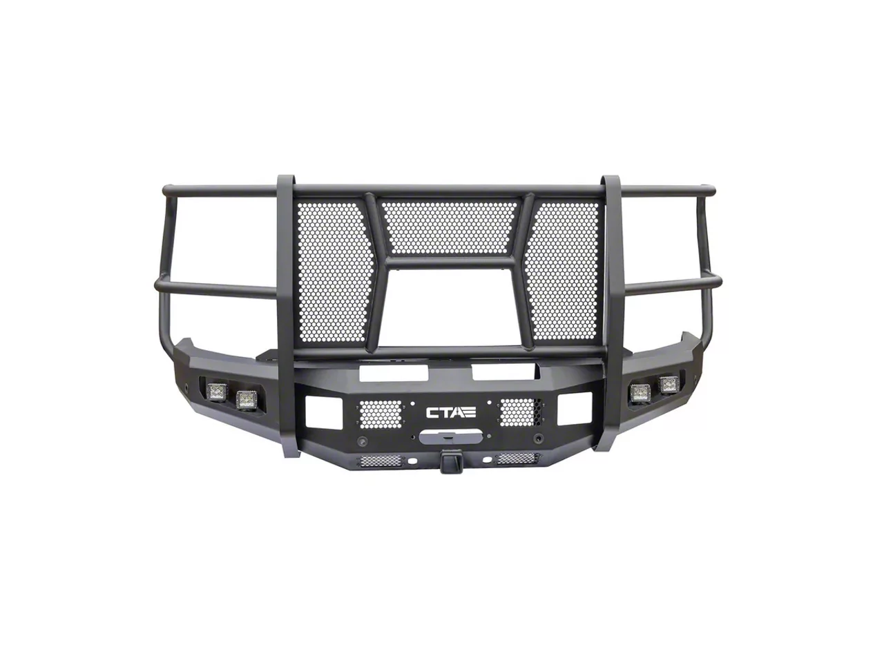 Winch Front Bumper Full Guard Black Sierra 2500HD