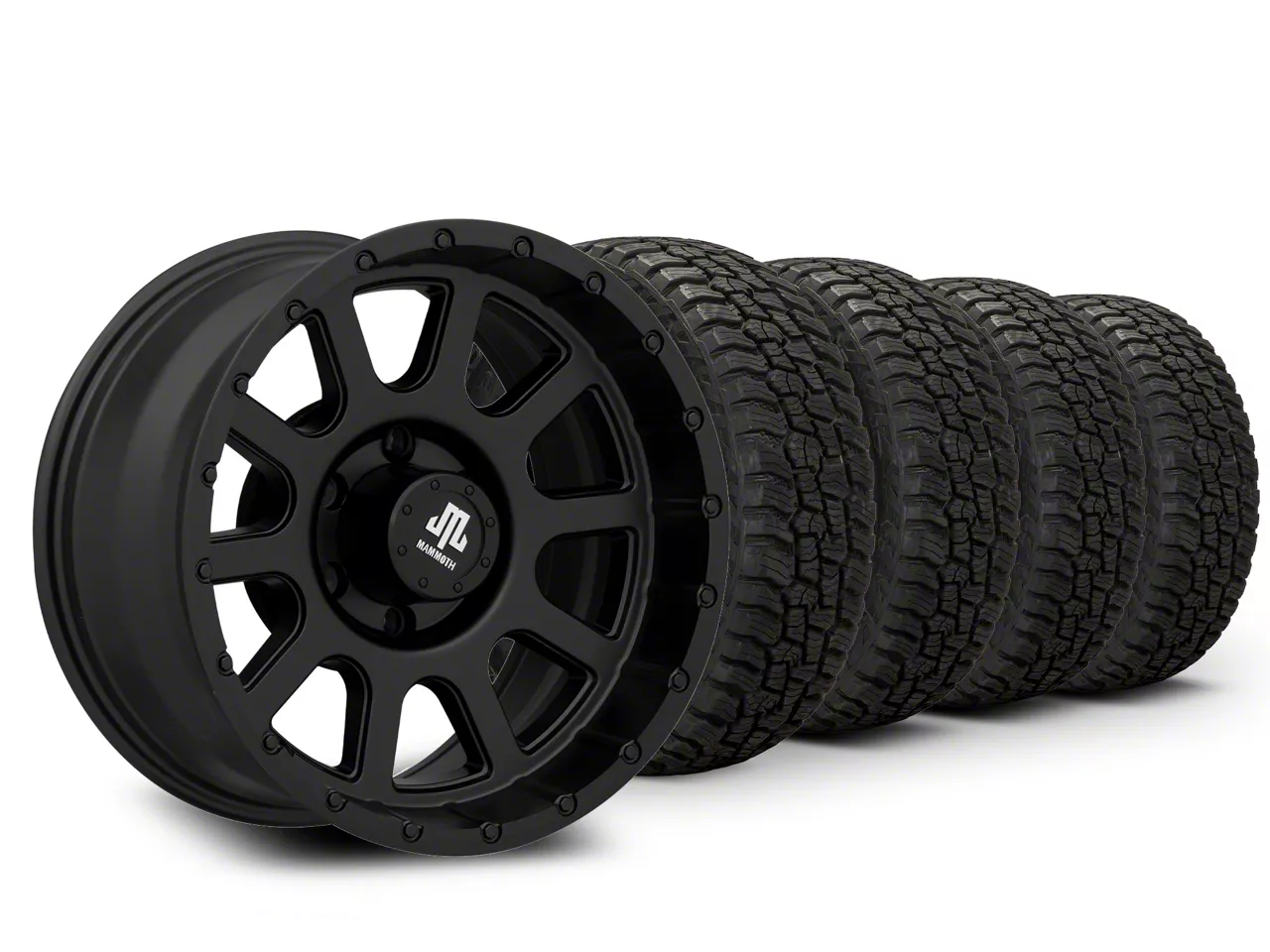 17x9 10 Hole Wheel and Mickey Thompson Baja Boss tire package