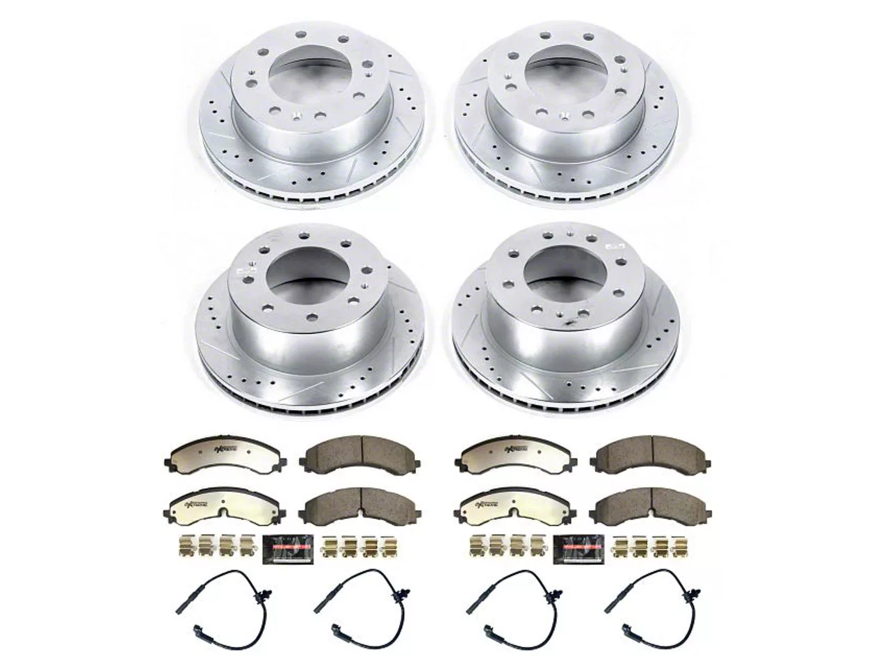 PowerStop Z36 Brake Rotor and Pad Kit Sierra 2500HD