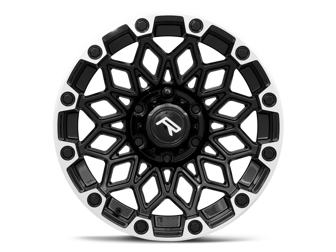 Rovos Guban Gloss Black Machined 20x9 F-150 Wheel