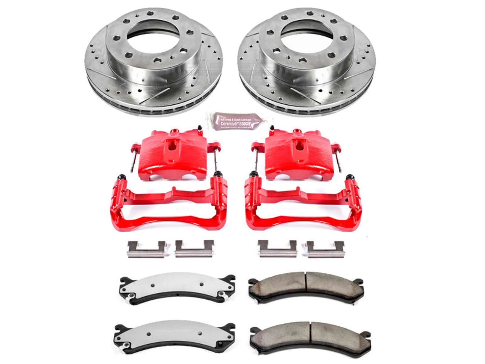 PowerStop Z36 brake rotor and pad kit Sierra 2500HD