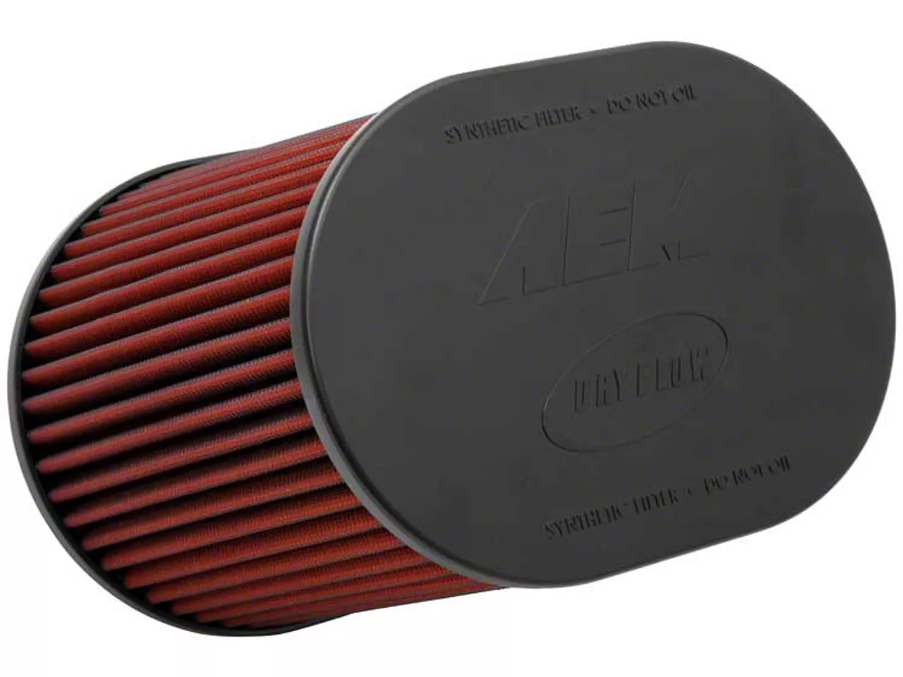 AEM Induction DryFlow air filter 4 inch inlet 9 inch length universal