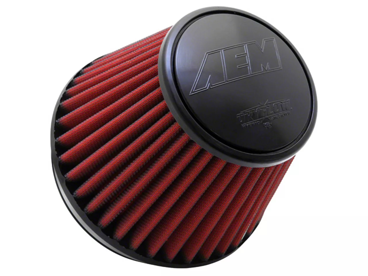 AEM Induction DryFlow air filter 6 inch inlet 6 inch length universal