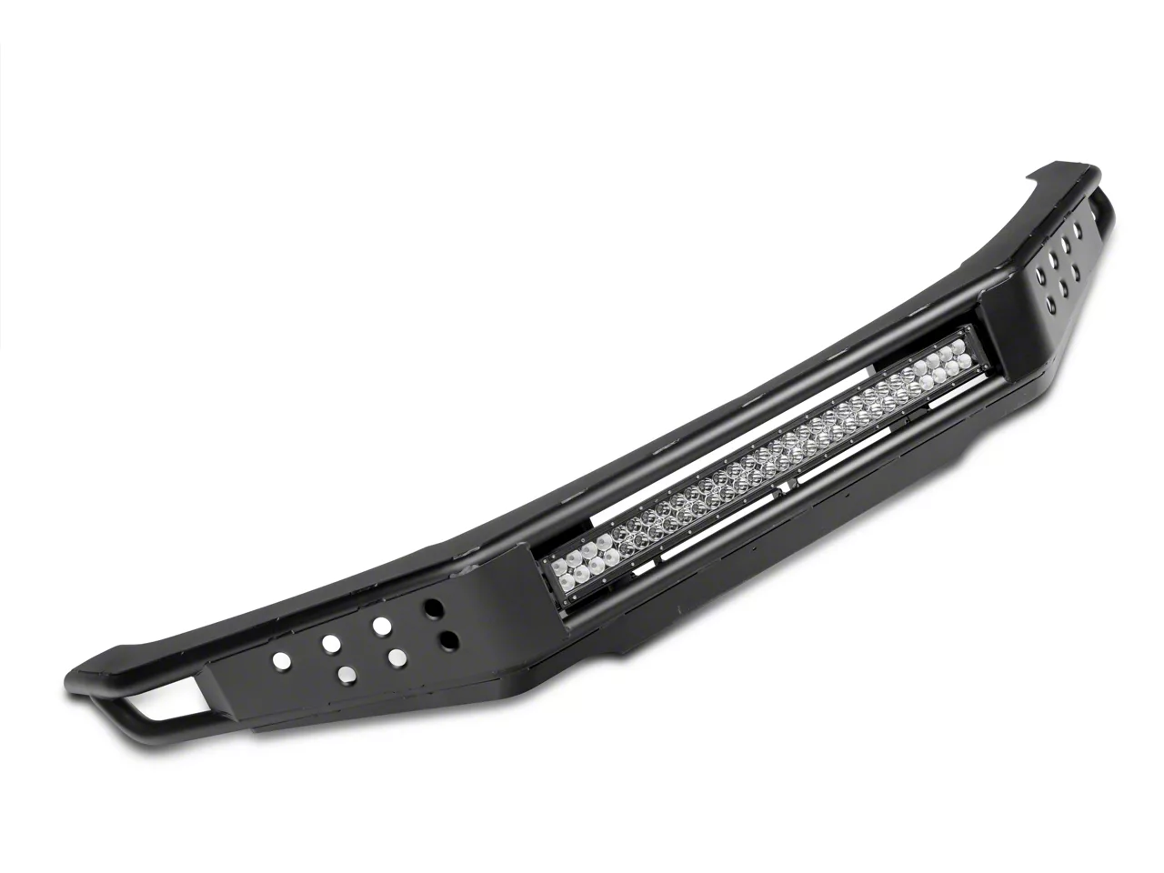 RedRock tubular off-road front bumper LED light bar Raptor 2010-2014