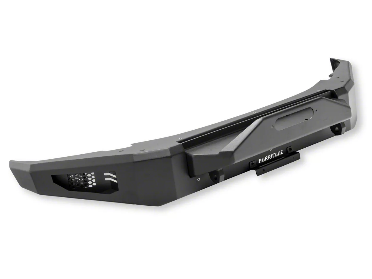 Barricade HD3 plate style winch mount bumper LED lights F-150 2015-2017