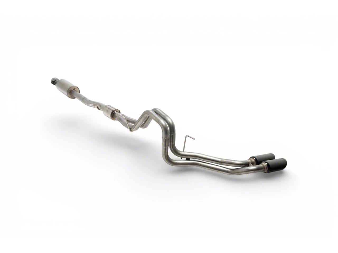 Borla S-Type dual exhaust black chrome same side exit F-150 5.0L