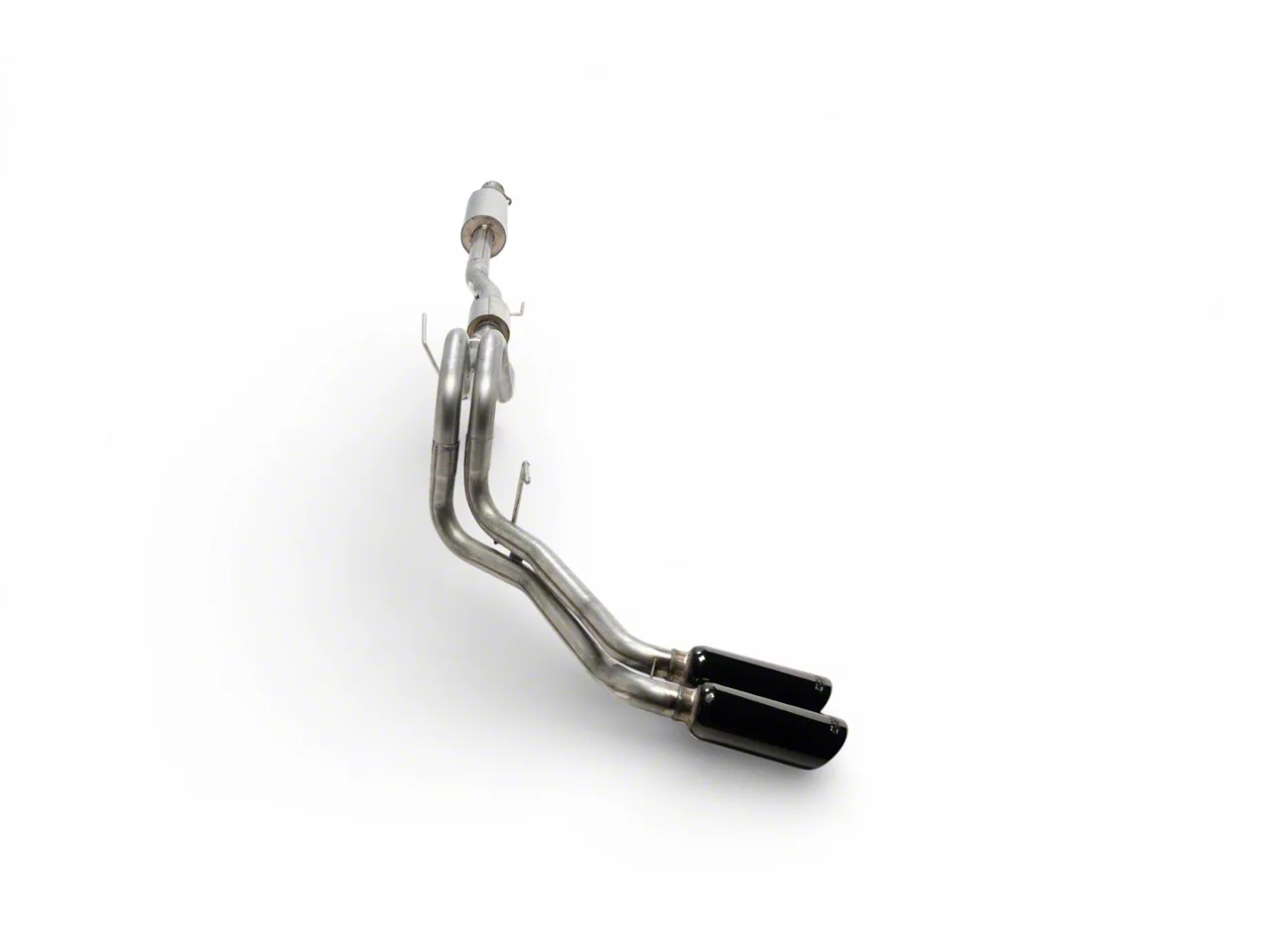Borla S-Type dual exhaust black chrome same side exit F-150 5.0L Borla S-Type dual exhaust black chrome same side exit F-150 5.0L