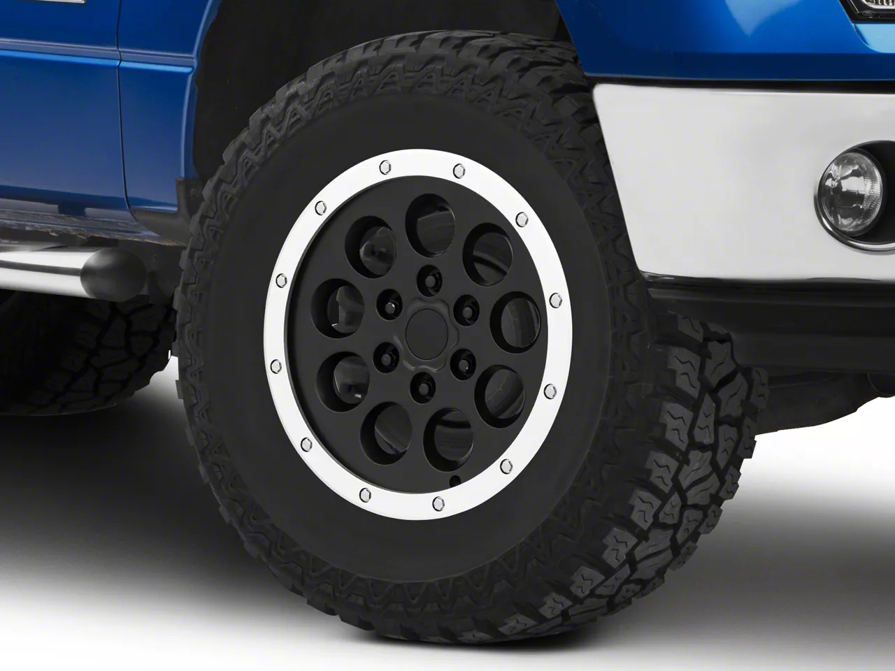 Gen1 Raptor Beadlock Style Matte Black wheel 17x8.5 Ford F-150