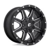 Fuel Wheels Maverick, 20x10 wheel, F-150 wheel, 5-lug wheel, Matte Black Milled wheel, off-road wheel, truck wheel, Ford F-150 1997-2003, T595745G97