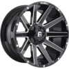 Fuel Contra Gloss Black Milled 20x9 Sierra 2500HD Wheel Fuel Wheels Contra Gloss Black Milled wheel 20x9 Sierra 2500HD 8-lug