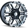 179 Satin Black Machined wheel 17x8 Ford F-150 5-lug