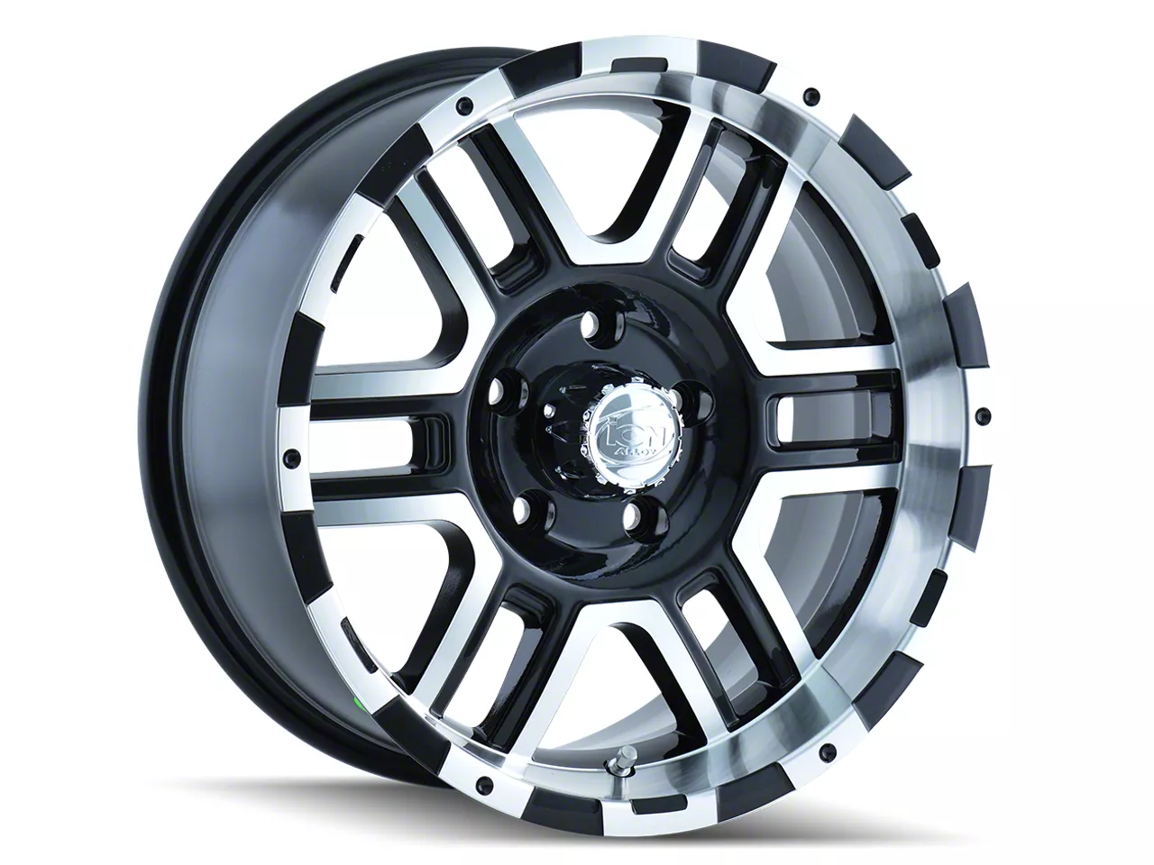 179 Satin Black Machined wheel 17x8 Ford F-150 5-lug