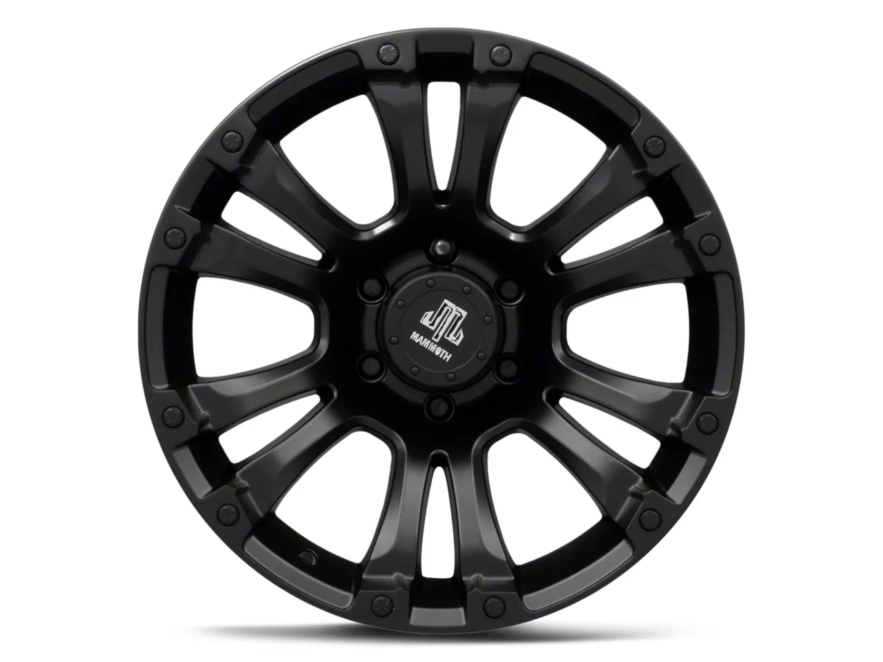 Mammoth Madness Matte Black wheel 18x9 Ford F-150