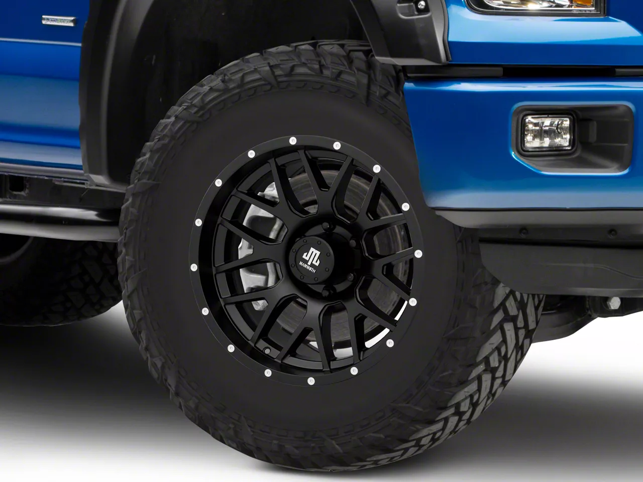Mammoth Beadlock Mesh Matte Black wheel 18x9 Ford F-150