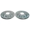 PowerStop Evolution Drilled Slotted Rear Rotors F-150 2021-2026 PowerStop Evolution cross-drilled slotted rear rotors F-150