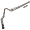 C&L 3 inch single exhaust black tip side exit F-150 5.0L