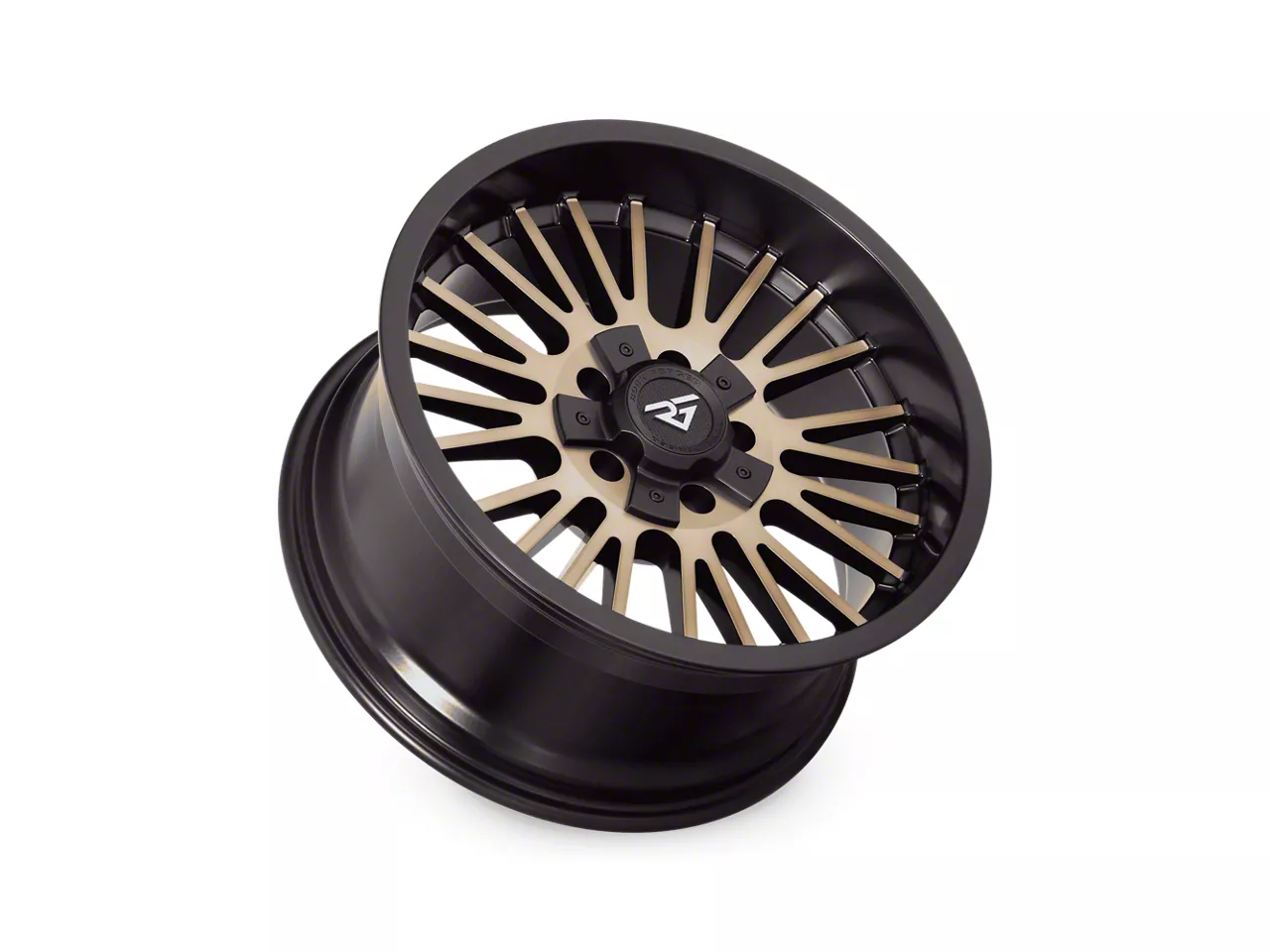 Rock Forged FF55 Bronze Black Lip wheel 20x10 Ford F-150 5-lug