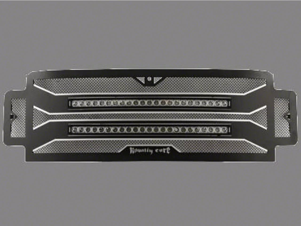 Royalty Core RC4x grille LED light bars satin black Sierra 2500HD
