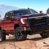 Sick Diesel LED grille lights smoked black frame Sierra 2500HD
