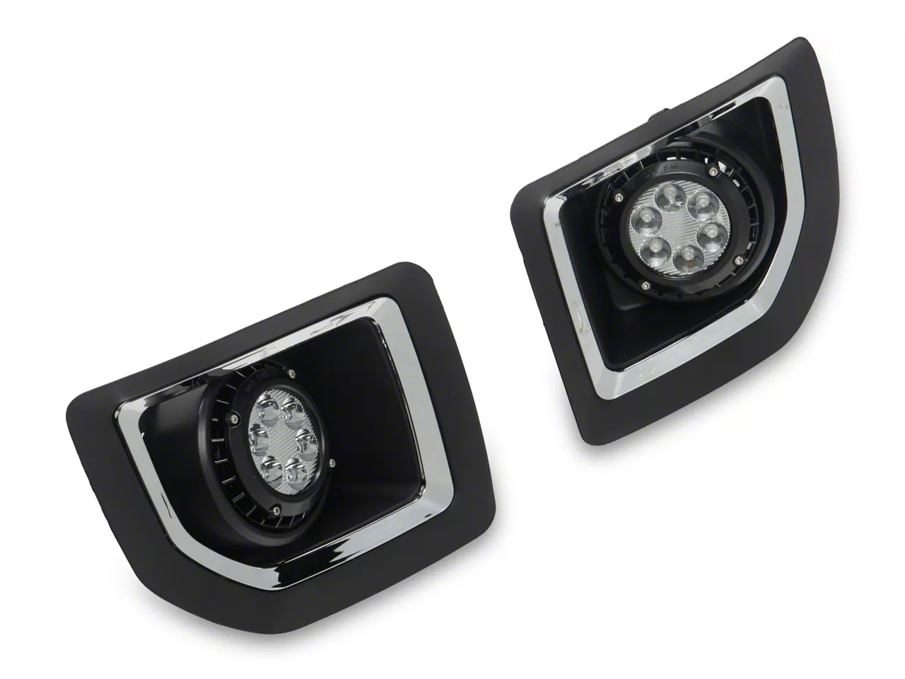 Factory style fog lights clear lens Sierra 2500HD